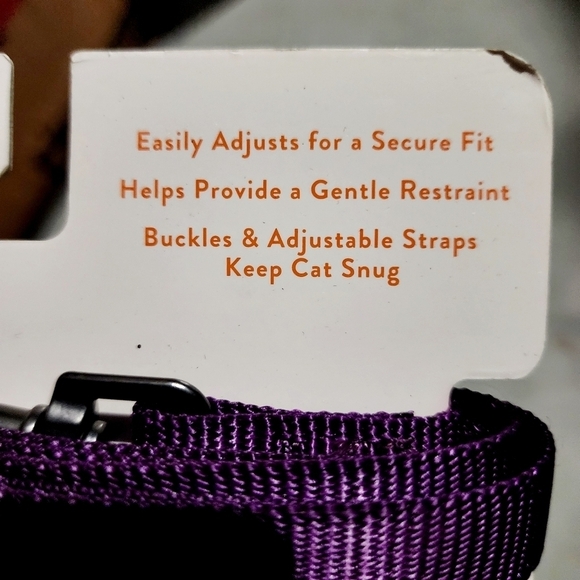 NWT Thrills & Chills Cat Comfort Harness & Leash Celestial Moons Stars Halloween - Picture 8 of 8